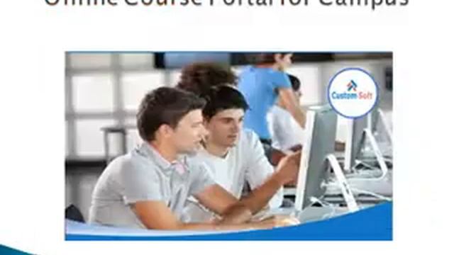 Online Course Portal for Campus by CustomSoft смотреть онлайн