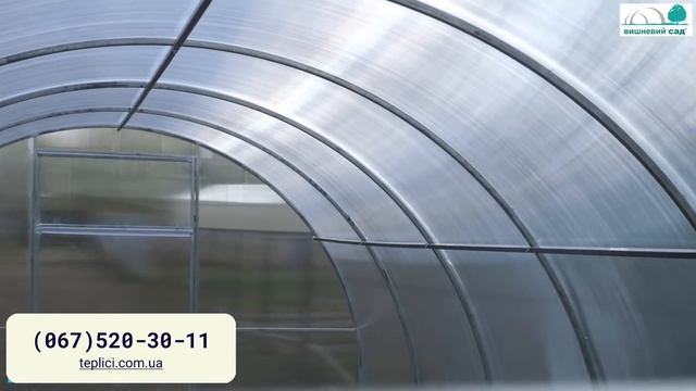 Самая популярная теплица магазина «Вишневый Сад» – Теплица 3х6 метров с поликарбонатный покрытием смотреть онлайн