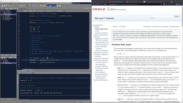 Primitive Datatypes In Java Made Simple | Int, Long, Float, and Double - Java Tutorial Series Part