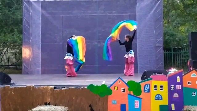 ШВТ "Зейнаб". День рождения Вëшек. 10.09.2022. Дети. Дуэт. Танец с вейлами. Педагог Оксана Бабаева