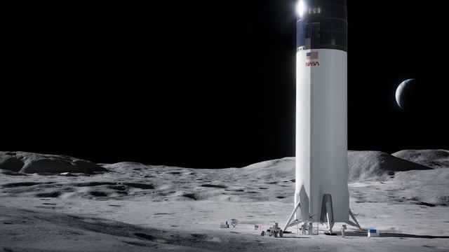SpaceX Starship to land NASA Astronauts on the Moon! смотреть онлайн