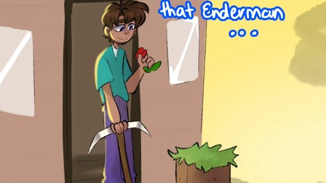 Minecraft comic - Steve and Enderman 3 part(final)| of ile’s blog смотреть онлайн