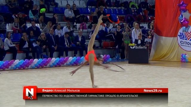Первенство по художественной гимнастике прошло в Архангельске смотреть онлайн