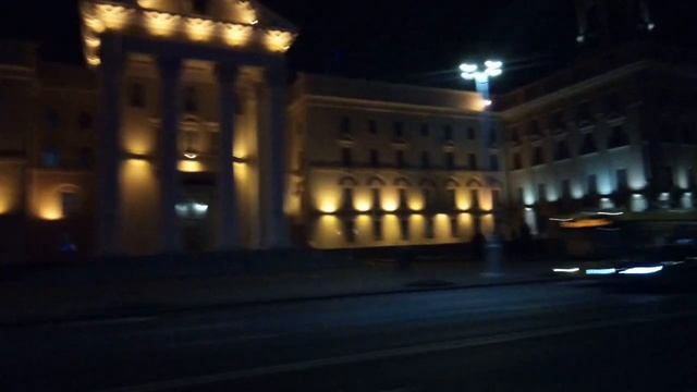 Ночной город Минск