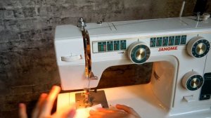 ВИДЫ ШВОВ в швейной машине Janome L22