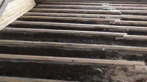 Ремонт дома в деревне  Монтаж чернового пола на мансарде своими руками