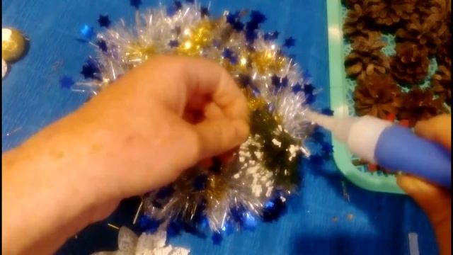 Рождественский венок своими руками быстро и легко. Новогодние поделки