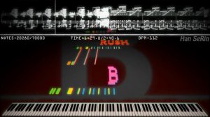 RUSH B but it is korean | 70,000 Notes | Black MIDI / Piano