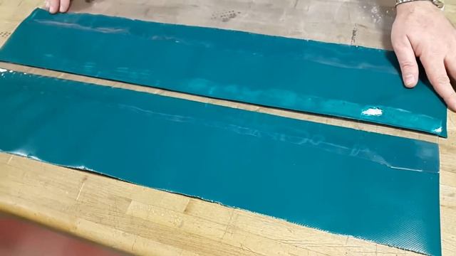 Сварка прозрачки (оконки) пвх с тентовым материалом аппаратом Weldy часть 3 смотреть онлайн