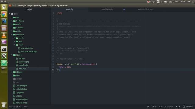Laravel tutorial - Simple Routing