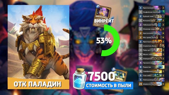 5 ЛУЧШИХ КОЛОД ДЛЯ ЛЕГЕНДЫ ПОСЛЕ БАФОВ в Hearthstone - Возмездие Теней