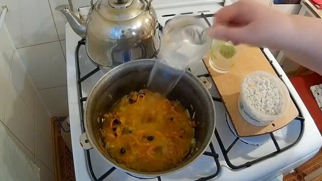 Постный плов с черносливом! Как приготовить постный плов без мяса!