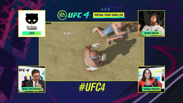 Lirik vs. Kenny Omega | EA SPORTS UFC 4 Virtual Fight Card LIVE