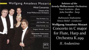 Wolfgang Amadeus Mozart: Concerto in C major for Flute, Harp, and Orchestra K.299