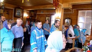 Царице моя Преблагая  - соборно поют прихожане молитву Пресвятой Богородице