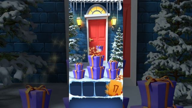 Открой 100 дверей. Новогодние игры 17 уровень ( Open 100 doors. New year games level 17 )