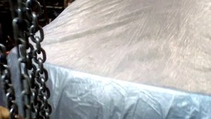 Самодельный козловой кран для гаража