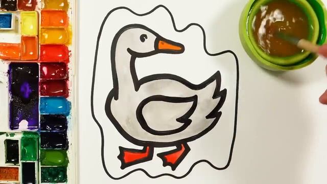 Рисуем фломастерами. Простой милый рисунок. Рисование для детей смотреть онлайн