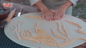 Медовый нат1ух1 и пахъухъ(мучная халва).