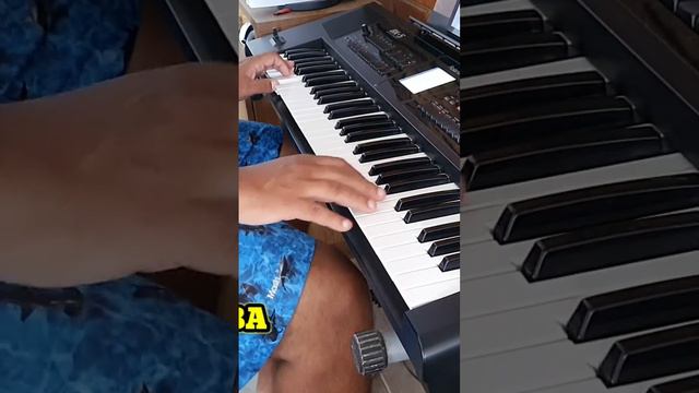 Fernando Canção de ABBA, cover teclado roland bk5