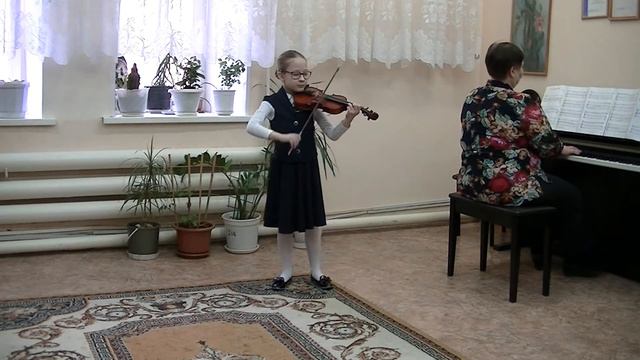 Власова Анфиса 10 лет П  Николич Детское концертино