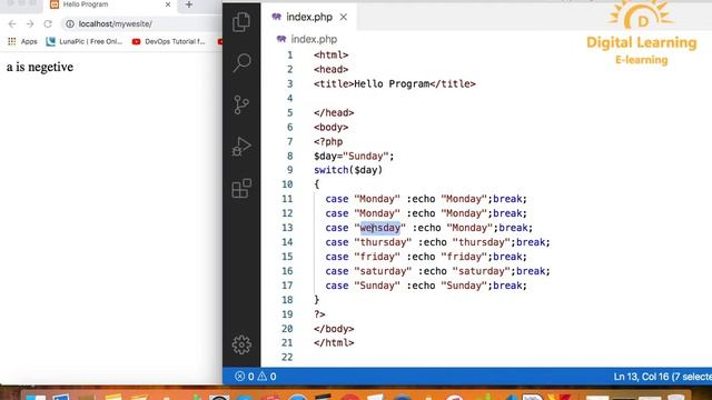 14 PHP switch Statement | Online Training Download app from below link