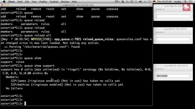 Asterisk Tutorial 21 - Introduction to Call Queueing [english] смотреть онлайн