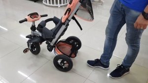 Трехколесный велосипед Moby Kids Stroller Trike для заботливых родителей. В чем секрет? Видеообзор.