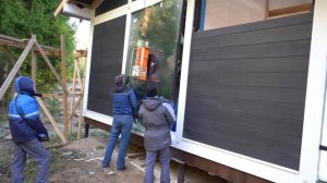 Одноэтажный фахверковый дом для постоянного проживания. Обзор дома и планировки. Строй и Живи