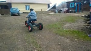 Детский трайк из триммера