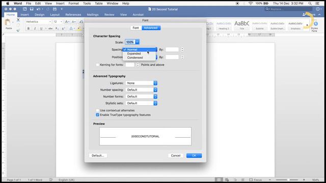 Increase Character Spacing in Word | Microsoft Word Tutorial #18 смотреть онлайн