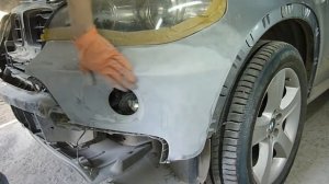 ПОКРАСКА ПЛАСТИКОВЫХ КРЫЛЬЕВ НА BMW X5(От А до Я)