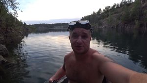 НЫРЯЕМ ЗА РАКАМИ! ОЧЕНЬ КРАСИВЫЙ И ГЛУБОКИЙ КАРЬЕР! Охота на раков с Vitalik Ignatyuk!