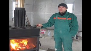 Серьезная топка для отопления камином. Отзыв мастера.
