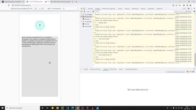 Speech Recognition Tool Using JavaScript | HTML, CSS & JS speech recognition смотреть онлайн