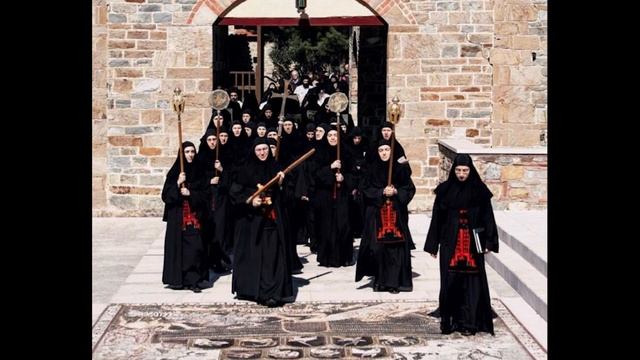Female chanting of the Nuns of the Ormilia Monastery Greek Orthodox Church