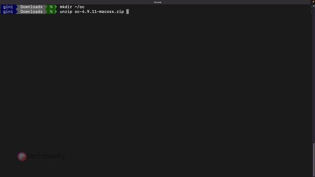 Installing OpenShift CLI on MacOS | techbeatly