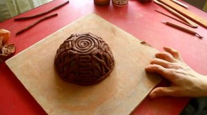 Мастер-класс по керамике. Лепим жгутом. Ажурная миска