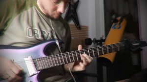 Ibanez RGD71alms and Mooer GE 250 in action - djent tone