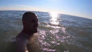 Абхазия в октябре, санаторий Самшитовая роща, дожди, залез в море, #6