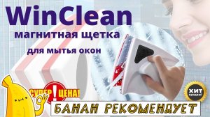 WinClean цена, отзывы. WinClean магнитная щетка для мытья окон обзор. Магнитная щетка ВИНКЛИНЕР сайт