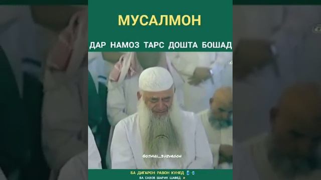 Хочи Мирзо (тарзи намоз хони)