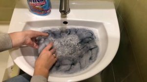 Как Вручную Стирать Толстую Шерсть Мериноса/How to Properly Wash Chunky Wool Blankets -English Sbt