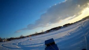 Веселые покатушки на мотобуксировщике