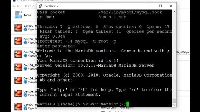 CentOS 8 - MariaDB 10.3.17 смотреть онлайн