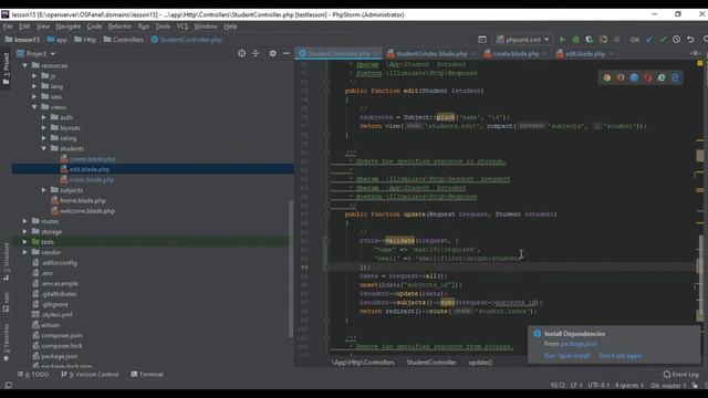 Валидация формы laravel | Form validation laravel - Lesson 15