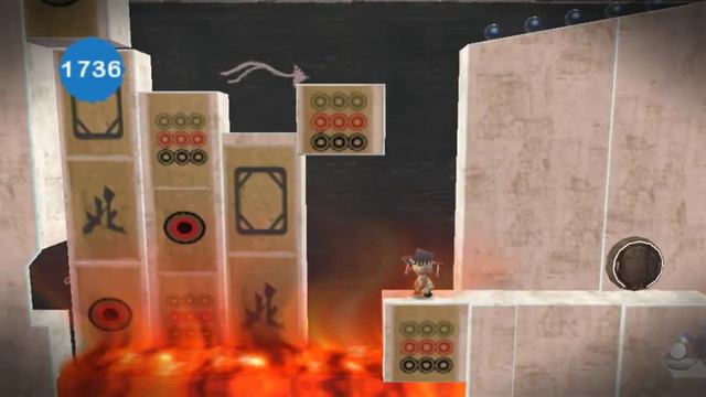 PSP-игра LittleBigPlanet - Сарио (Тряпичный Строитель) (5)