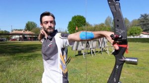 Barebow shooting form in slow motion | Technique de l'arc nu au ralenti | David Jackson