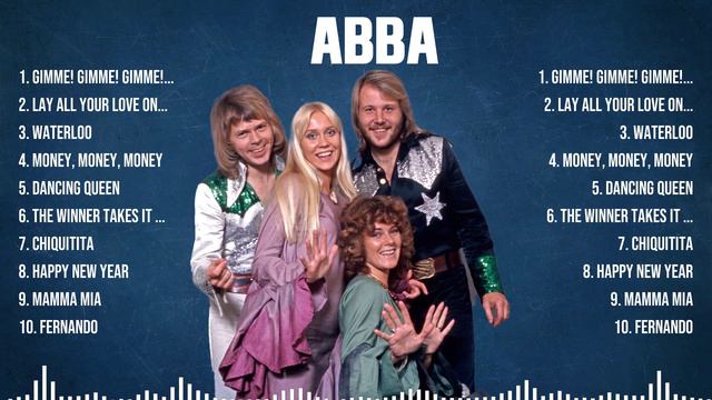 ABBA Top Hits Popular Songs   Top 10 Song Collection
