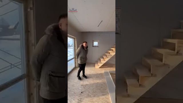 Каркасный дом 6,5х8,5. Краткий обзор на дачном массиве. СК Крепость. смотреть онлайн